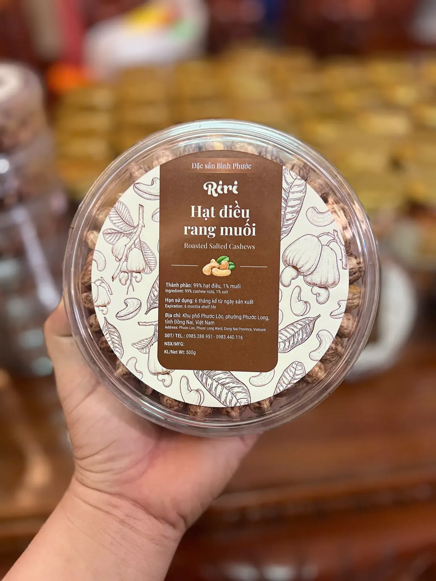 Roasted Salted Cashews (500gram)